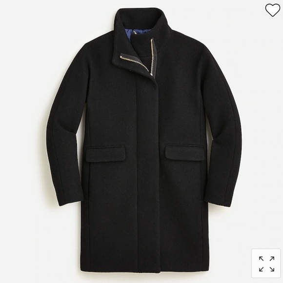JCrew Cocoon Coat - Black - Picture 9 of 9